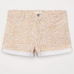 H&M Mid Rise cotton twill stretch Printed Short